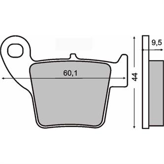 pastiglie ceramiche rms honda crf 450 r 02 20 posteriori