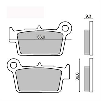 pastiglie ceramiche rms beta rr 390 15 20 posteriori