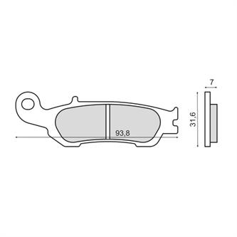 pastiglie ceramiche rms yamaha yz 125 08 19