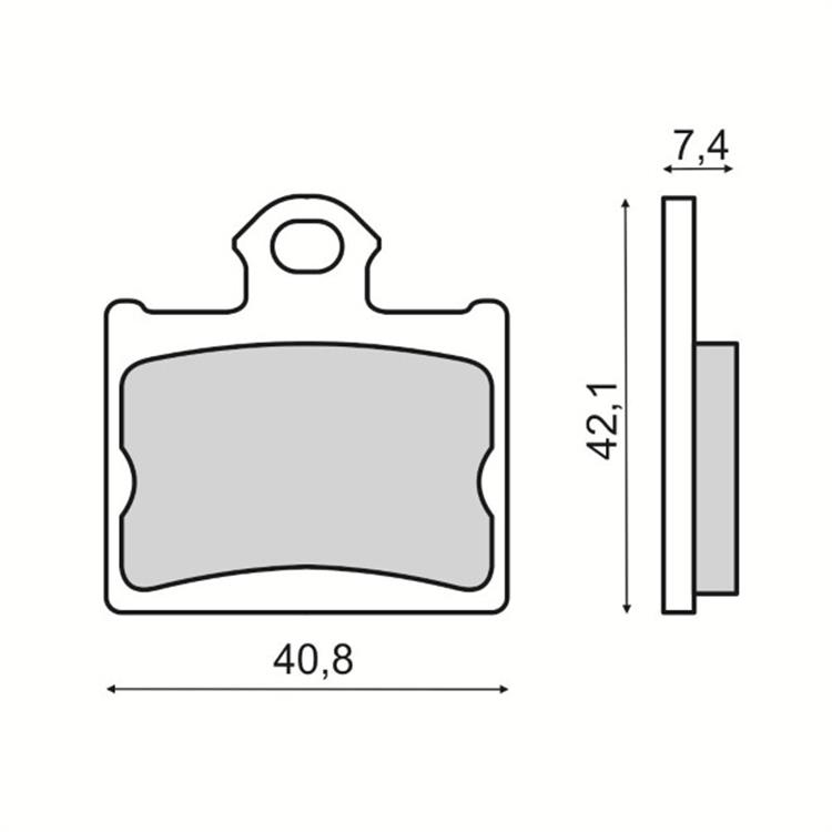 Pastiglie ceramiche RMS KTM 85 SX (11-20) posteriori