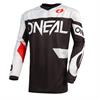 Maglia Cross Adulto O'NEAL ELEMENT RACEWEAR Nero Bianco in Maglie Motocross