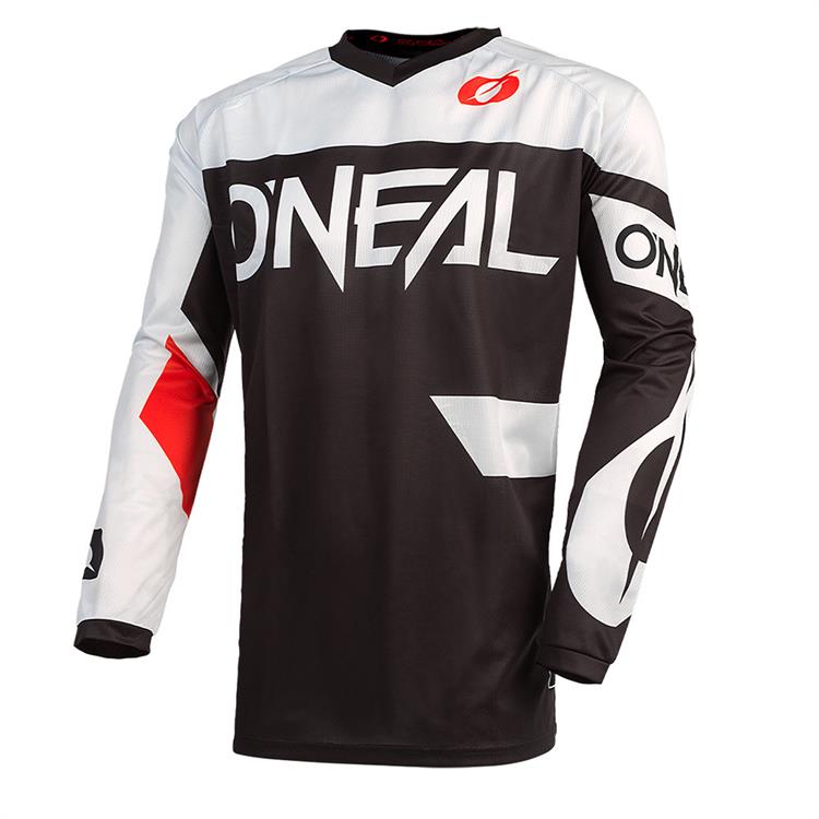 Maglia Cross Adulto O'NEAL ELEMENT RACEWEAR Nero Bianco