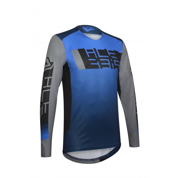 Maglia Cross Adulto ACERBIS MX OUTRUN Blu Grigio