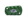Coperchio pompa Kawasaki KX 250 (03-08) freno posteriore Verde in Manubrio e comandi