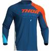 Maglia Cross Bambino THOR SECTOR EDGE Blu Arancio in Maglie Motocross