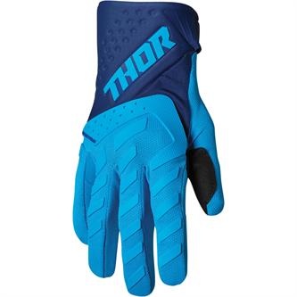 guanti cross ragazzo thor spectrum azzurro blu marino