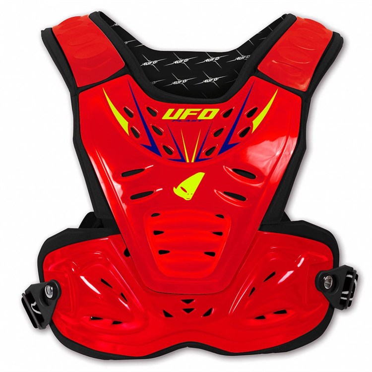 Pettorina Cross UFO REACTOR 2 - Rosso OMOLOGATA FIM