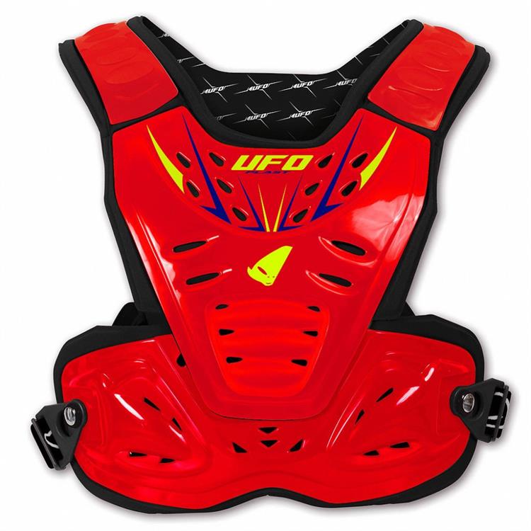 Pettorina Cross UFO REACTOR 2 - Rosso OMOLOGATA FIM