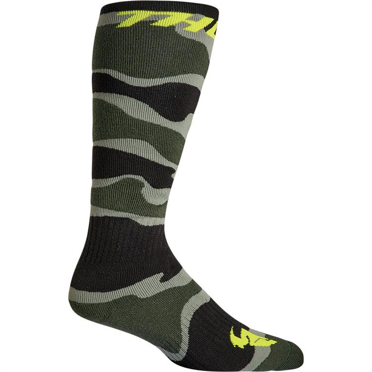 Calzino Sottostivale THOR MX SOCK Camo Nero Verde