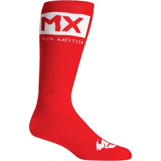 calzino sottostivale thor mx sock rosso bianco