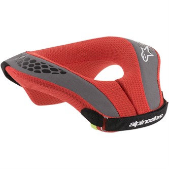 collare cross bambino alpinestar sequence neck roll rosso