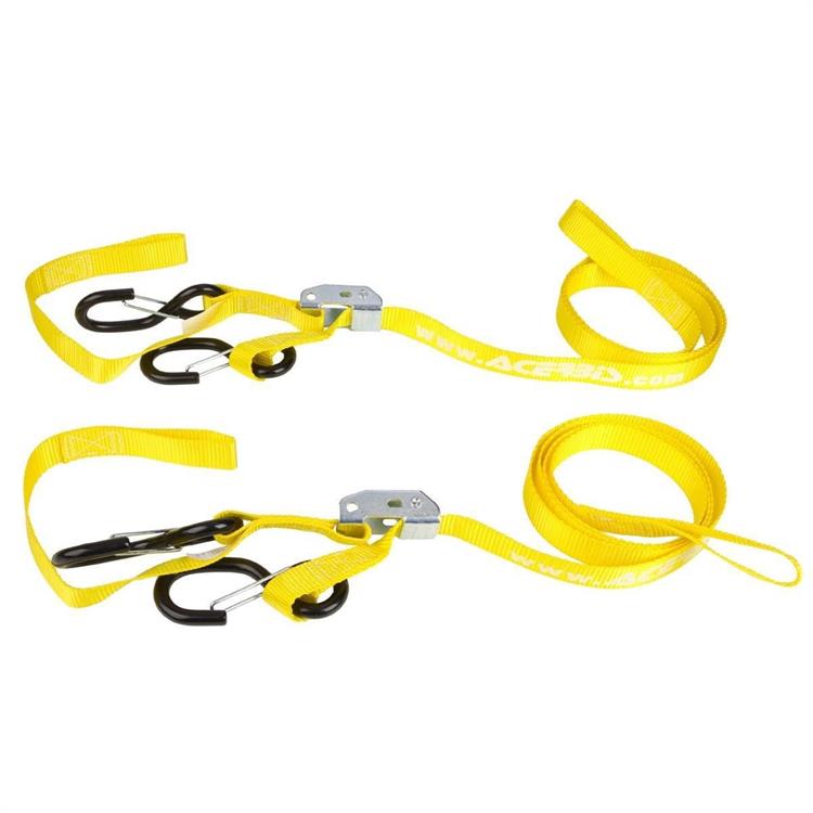 Coppia Cinghie Fermamoto ACERBIS Giallo
