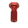 Raccordo pinza/pompa M10x1.25 Rosso in Freni