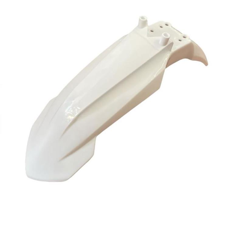 Parafango anteriore pit bike KTM 65 Bianco