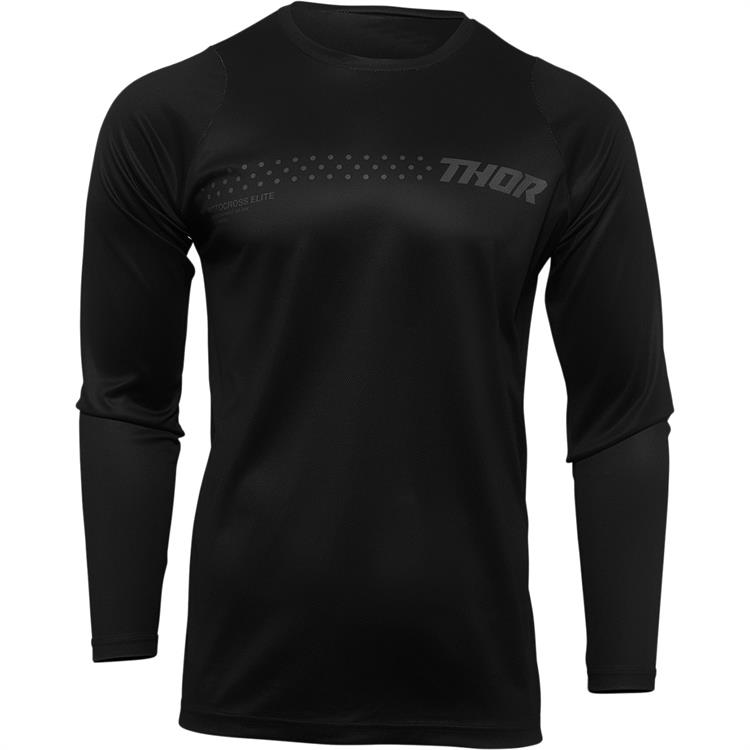 Maglia Cross Bambino THOR SECTOR MINIMAL Nero 