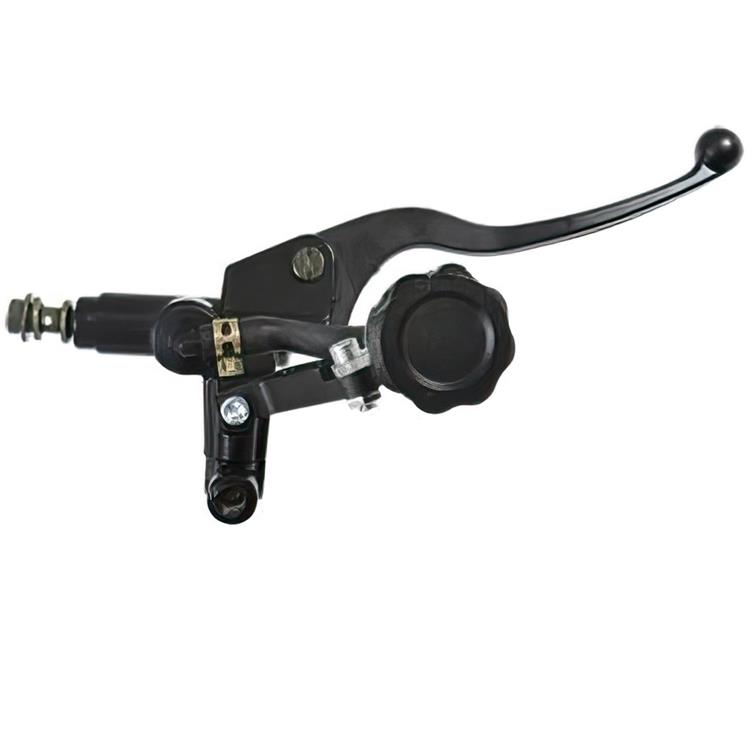 Ricambio Freni Atv Pompa Cilindro Maestro Freno Posteriore Per Moto E ATV - Universale, In Alluminio, Con Serbatoio Pompa Freno Oro Nero