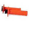 Manopole LOCK-ON RACETECH arancione fluo in Manubrio e comandi