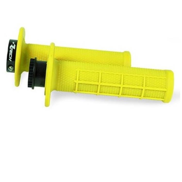 Manopole LOCK-ON RACETECH giallo fluo