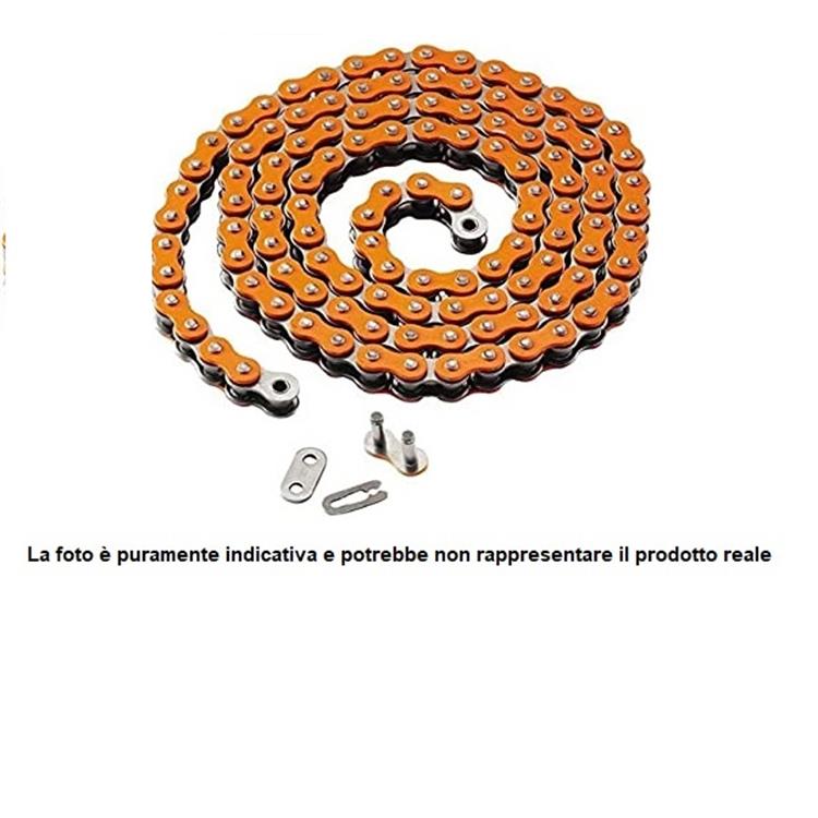 Catena MX CHAIN 520 Enduro Rx-Ring 120 maglie-arancione