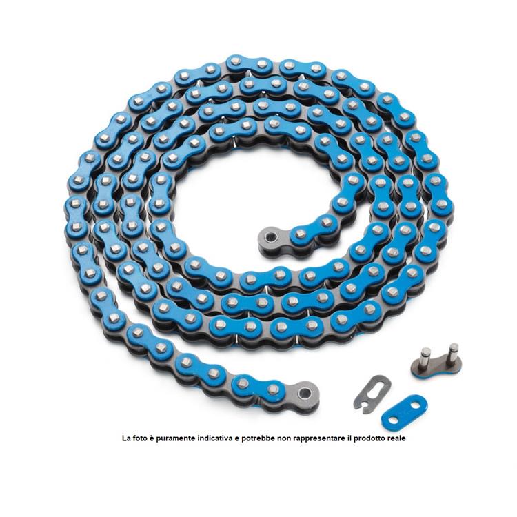 Catena MX CHAIN 520 Enduro Rx-Ring 120 maglie-Blu