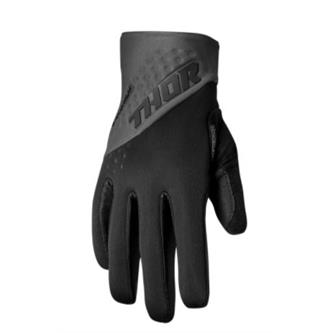 guanti cross adulto thor spectrum invernali nero grigio