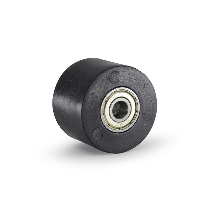 Rullino scorri catena Nero diametro esterno 42 mm attacco 8 mm larghezza 29 mm