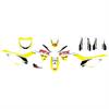 Kit grafiche originali Profive PFX 125 Giallo in Grafiche Pitbike Personalizzabili