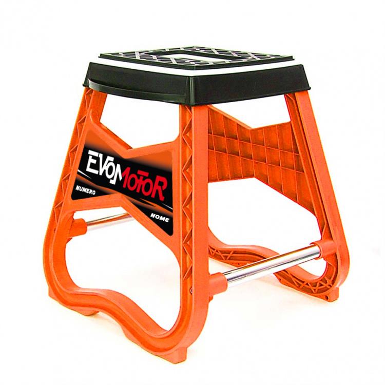 Cavalletto centrale fisso Arancio PERSONALIZZATO