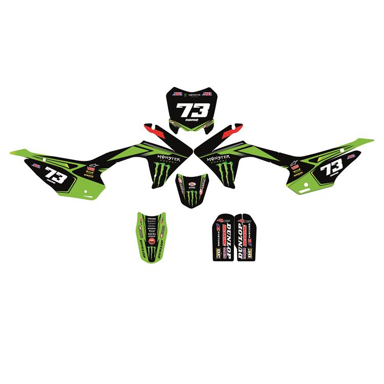 Kit grafiche CRF 110 Monster Verde