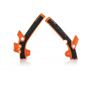 protezioni telaio acerbis x grip ktm 85 sx 13 17 arancione