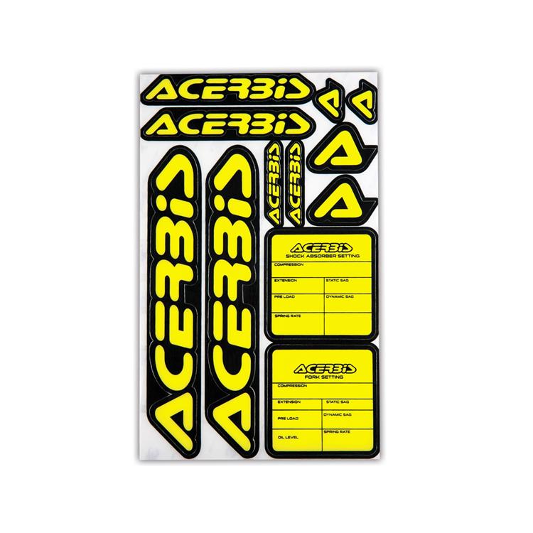 Adesivi setting forcelle e mono Acerbis