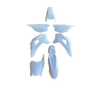 kit plastiche pitbike kayo krz bianche