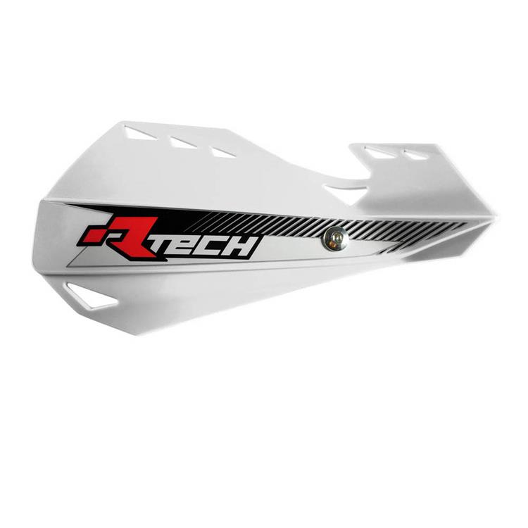 Coppia paramani RACETECH DUAL EVO cross Bianco