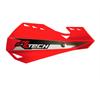 Coppia paramani RACETECH DUAL EVO cross Rosso crf in Manubri e Comandi