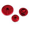 Kit tappi CNC Rosso Honda CRF 150 R (2007-2027) in HONDA CRF150 4t