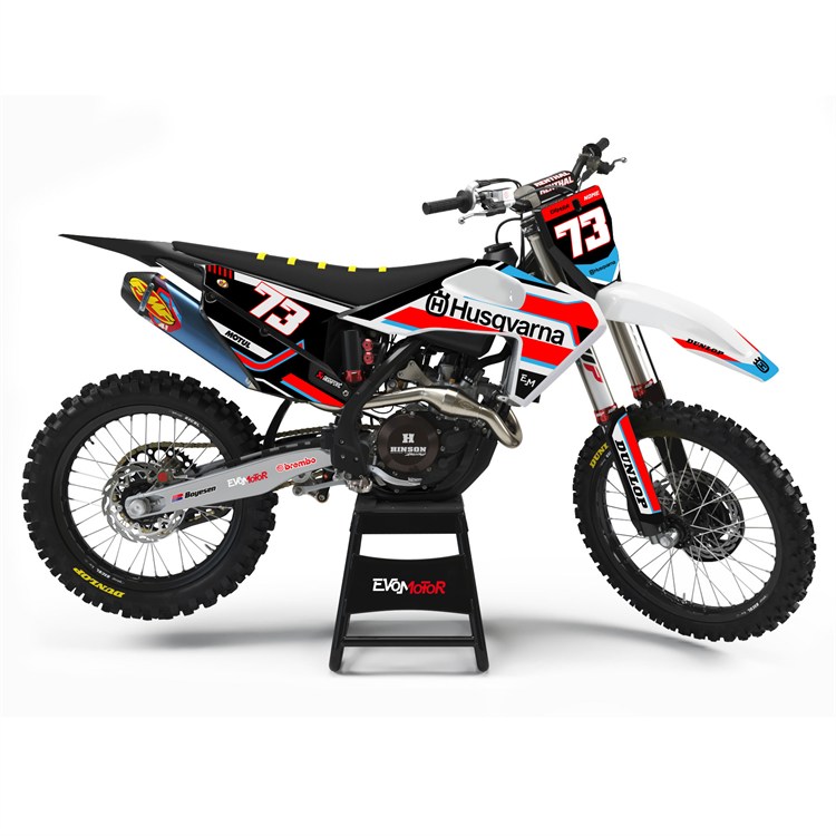 Kit Grafiche Husqvarna Blue-Red
