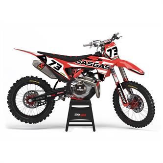 kit grafiche gasgas motocross red tone