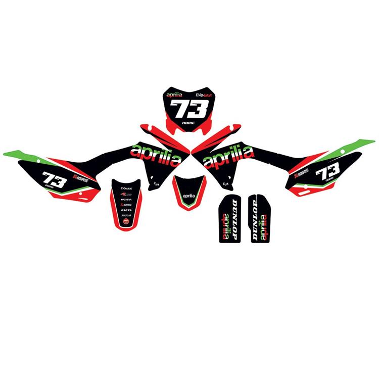 Kit Grafiche CRF 110 Aprilia GP personalizzabili