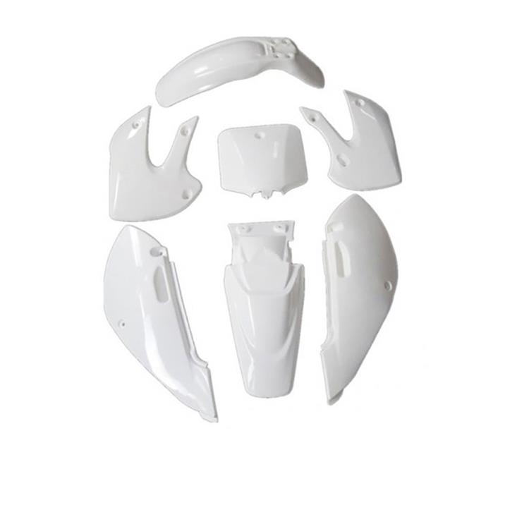 Kit plastiche pit bike KLX Bianco