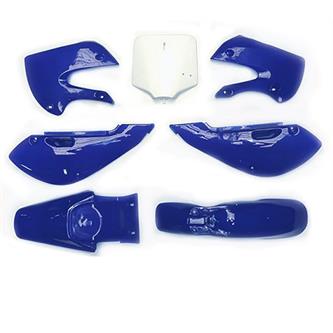 set plastiche klx blu