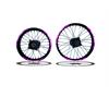 Set Cerchi 17/14 Perno ruota 15MM RACING 2 Fucsia in Cerchi e Gomme