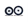 Set Cerchi + Gomme 14/12 Perno ruota 15MM RACING 1 Blu in Cerchi e Gomme