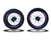 Set Cerchi + Gomme 17/14 Perno ruota 15MM RACING 2 Fucsia in Cerchi e Gomme