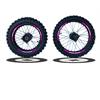 Set Cerchi + Gomme 17/14 Perno ruota 15MM RACING 2 Fucsia in Cerchi e Gomme