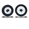 Set Cerchi + Gomme 17/14 Perno ruota 15MM RACING 4 Arancio in Cerchi e Gomme