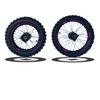 Set Cerchi + Gomme 17/14 Perno ruota 15MM RACING 4 Fucsia in Cerchi e Gomme
