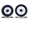 Set Cerchi + Gomme 17/14 Perno ruota 15MM RACING 4 Fucsia in Cerchi e Gomme