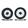 Set Cerchi + Gomme 17/14 Perno ruota 15MM RACING 4 Giallo in Cerchi e Gomme