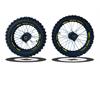 Set Cerchi + Gomme 17/14 Perno ruota 15MM RACING 4 Giallo in Cerchi e Gomme
