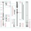 Ricambi forcella Husqvarna 125 CR (10-13) - Dado regol. estens. (82) in Sospensioni